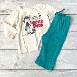 Baby Girls 6-9m Koala Kids Outfit Graphic Tee Teal Born Shop Long Sleeves 6m 9m